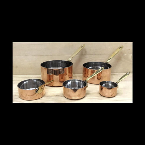 Copper/ss Portion Bowl Sauce Pan Shape